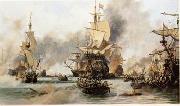 unknow artist Seascape, boats, ships and warships.48 France oil painting artist